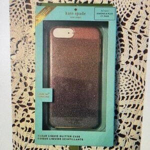 Kate Spade Glitter Case for iPhone 8 Plus/7 Plus - Gold Sparkle